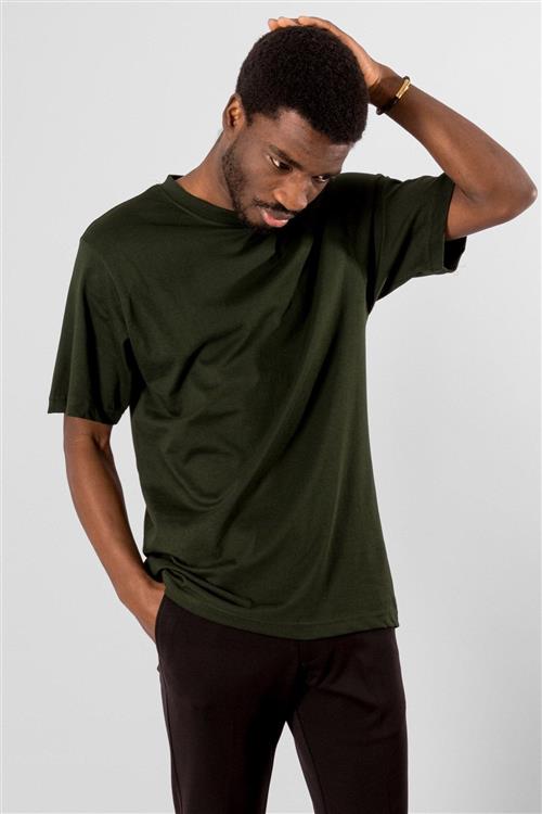 Oversized T-shirt - Bottlegreen - Herre - 5XL - TeeShoppen
