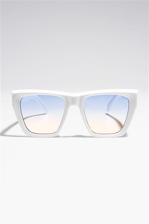Mischa Solbriller - Hvid - One Size - TeeShoppen