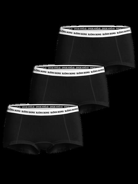 Björn Borg Logo Boxer Shorts 3-pack Sort, XL