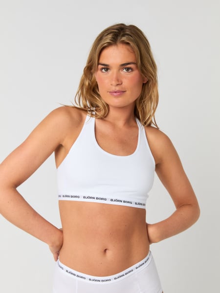 Björn Borg Logo Soft Top Hvid, L
