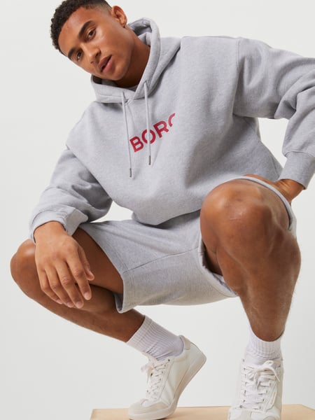 Björn Borg Borg Oversized Hoodie Grå, XL