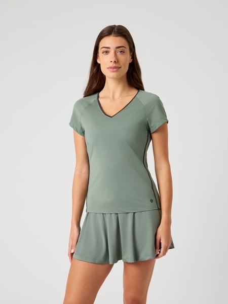 Björn Borg Ace V-neck T-shirt Grøn, XL