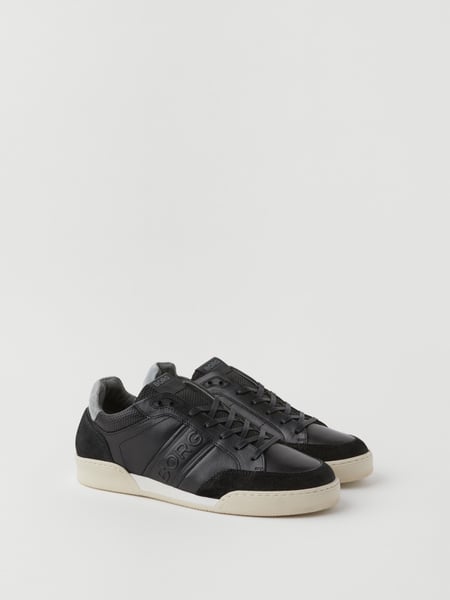 Björn Borg Men's Leather Sneaker Sl200 Sort, 42