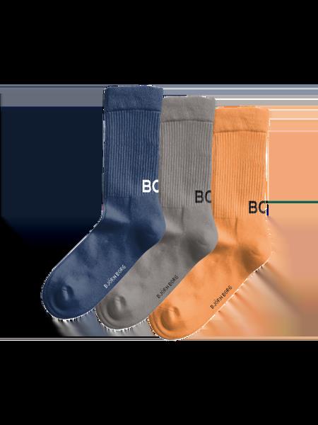 Björn Borg Core Crew Polyamide Socks 3-pack Multi, 41-45