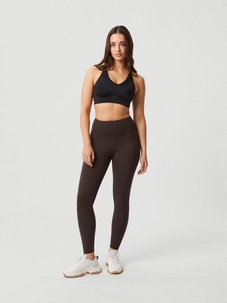Björn Borg Studio High Waist Comfort Tights Brun, XL