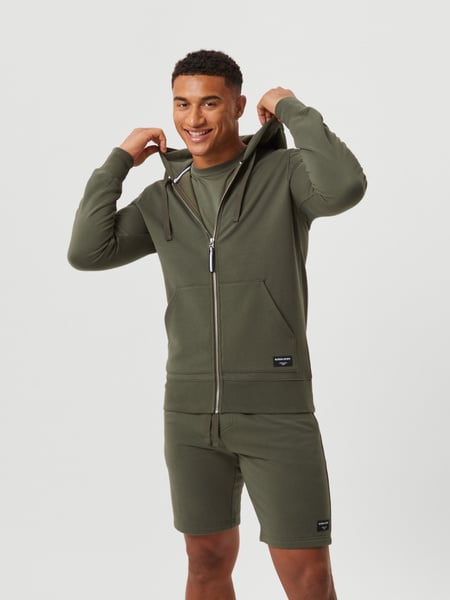 Björn Borg Centre Zip Hoodie Grøn, M