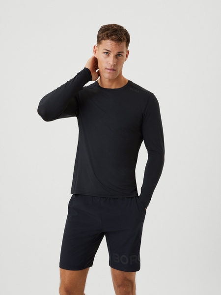 Björn Borg Borg Long Sleeve Tech T-shirt Sort, S
