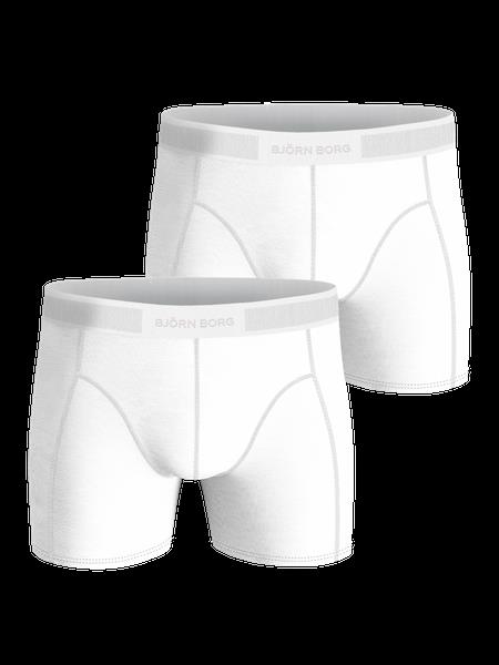 Björn Borg Premium Cotton Stretch Boxer 2-pack Hvid, XXL