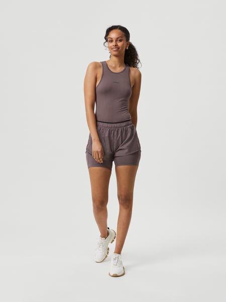 Björn Borg Borg Running Shorts 2 In 1 Brun, XXL