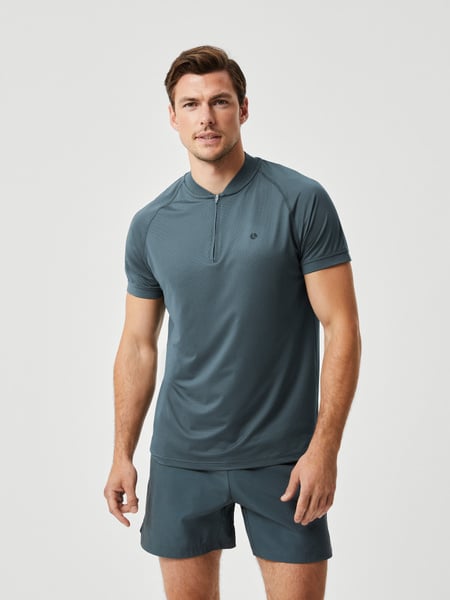 Björn Borg Ace Performance Zip Polo Grøn, S