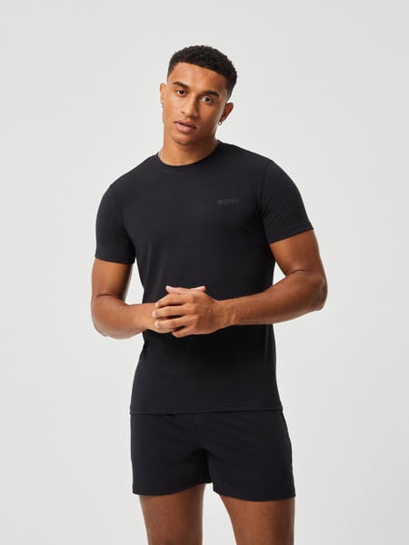 Björn Borg Borg Lyocell Blend T-shirt Sort, XL