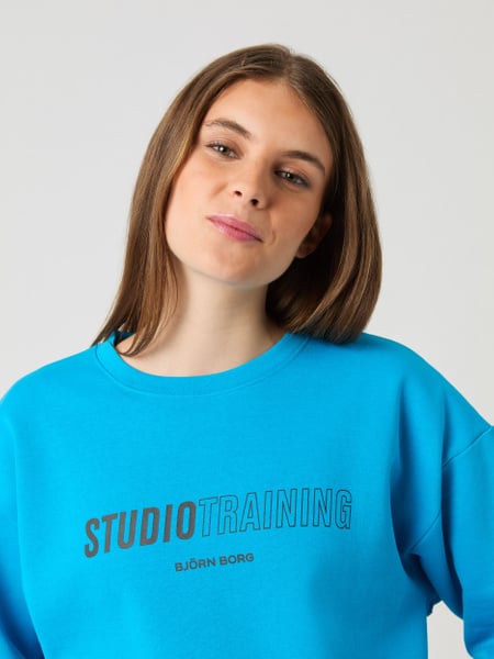 Björn Borg Borg Boyfriend Sweatshirt Blå, XXL