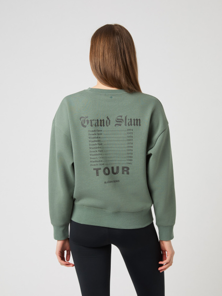 Björn Borg Borg Boyfriend Sweatshirt Grøn, XXL