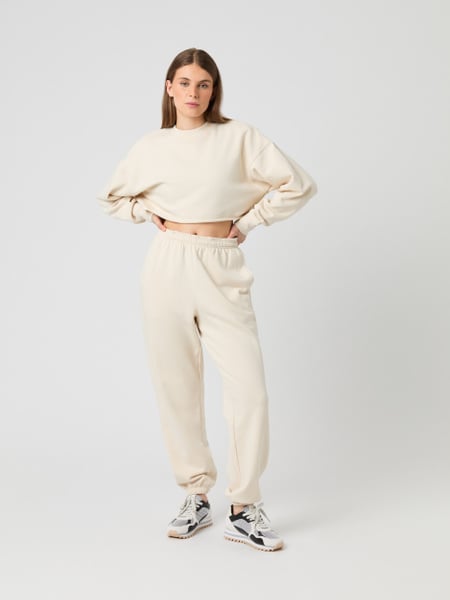 Björn Borg Studio Oversized Sweatpants Hvid, XL