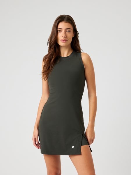 Björn Borg Ace Ribbed Dress Grøn, XL
