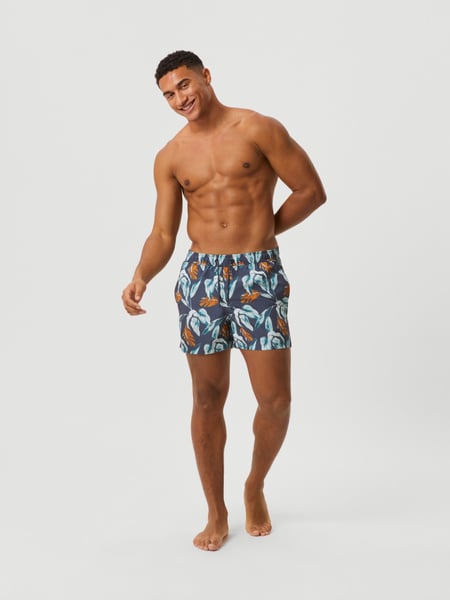 Björn Borg Borg Print Swim Shorts Blå, S