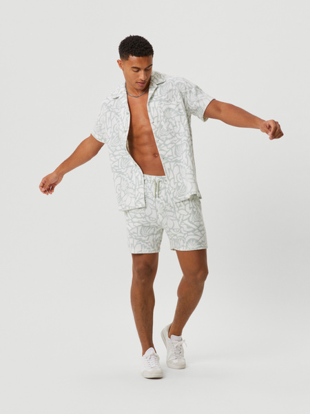 Björn Borg Borg Toweling Pool Shorts Grå, S
