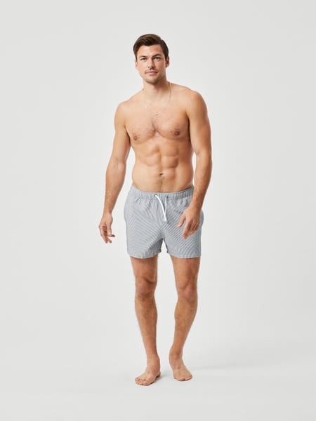 Björn Borg Borg Seersucker Swim Shorts Grå, M