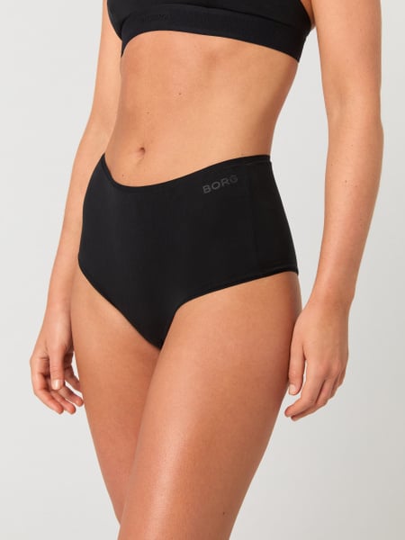 Björn Borg Core Lyocell Highwaist Brief 1-pack Sort, XS
