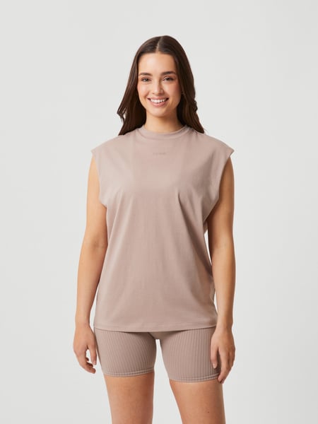 Björn Borg Studio Loose Fit Tank Beige, XXL
