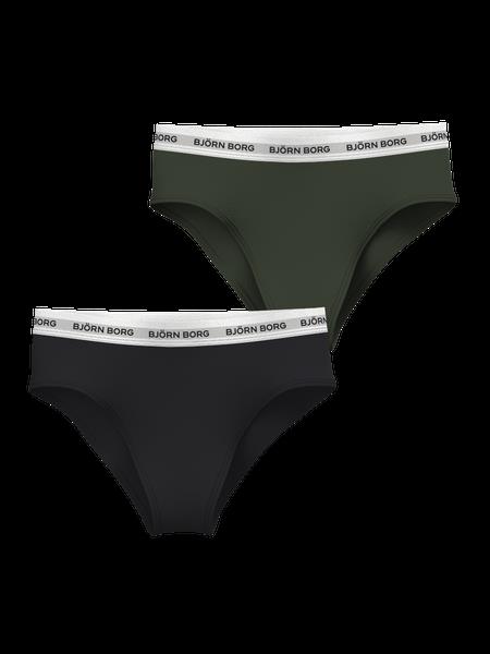 Björn Borg Core Logo High Waist Brief 2-pack Multi, XL