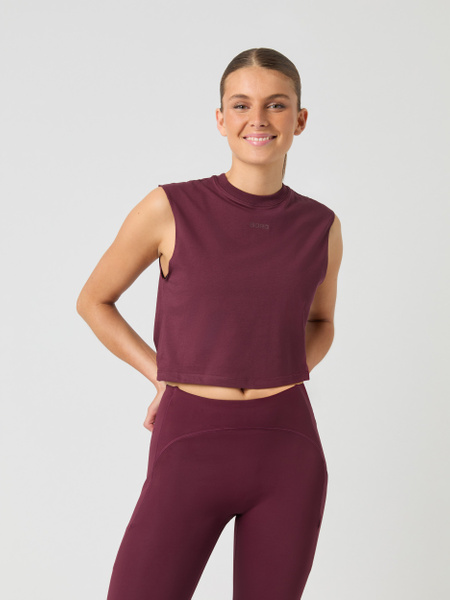 Björn Borg Borg Cropped Tank Top Rød, XS