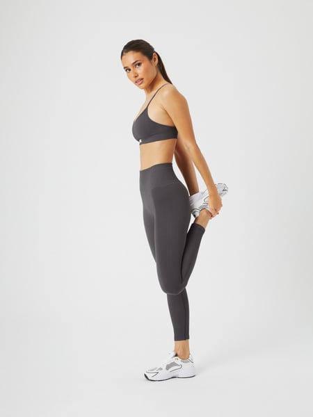 Björn Borg Studio Seamless Ribbed Tights Grå, S