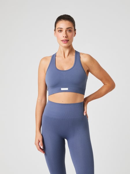 Björn Borg Studio Low Seamless Sports Bra Blå, LXL