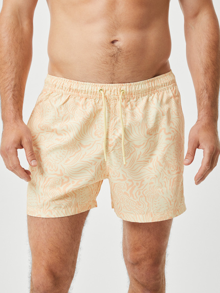 Björn Borg Borg Print Swim Shorts Gul, M