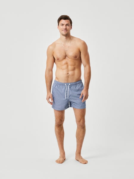 Björn Borg Borg Print Swim Shorts Blå, XL