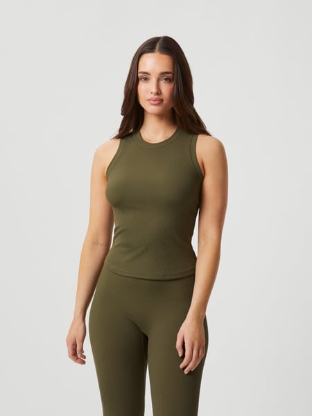 Björn Borg Studio Rib Tank Grøn, XL