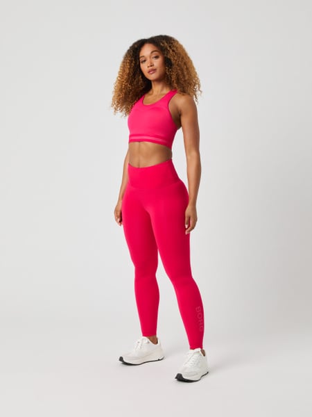 Björn Borg Borg Logo Tights Pink, XL