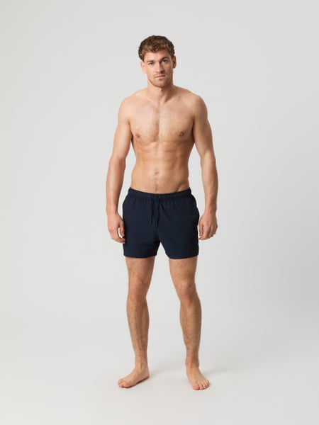 Björn Borg Borg Seersucker Swim Shorts Marineblå, M
