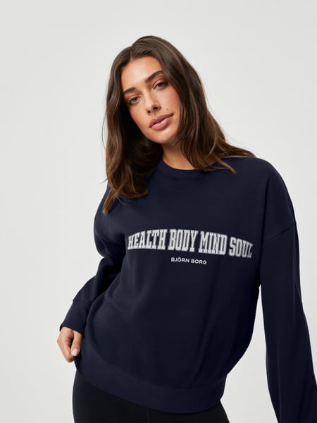 Björn Borg Ace Boyfriend Crew Marineblå, M