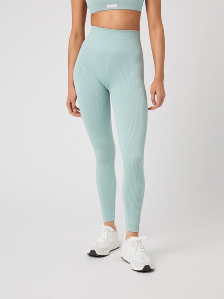 Björn Borg Studio Seamless Rib Tights Blå, S