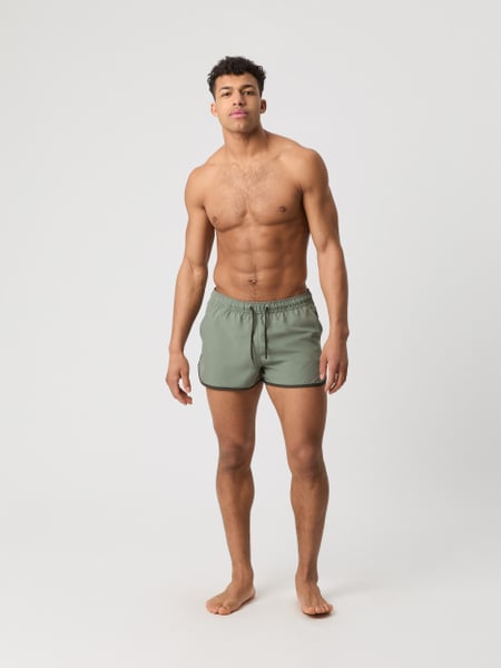 Björn Borg Borg Retro Swim Shorts Grøn, S
