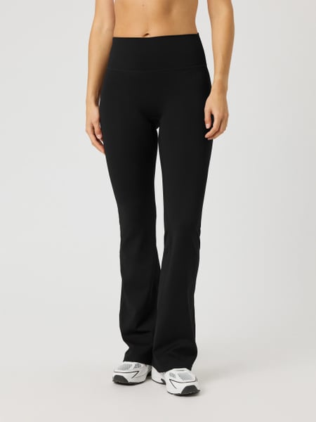 Björn Borg Borg Flare Tights Tall Sort, XXL