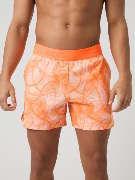 Björn Borg Ace Printed Short Shorts Orange, XL