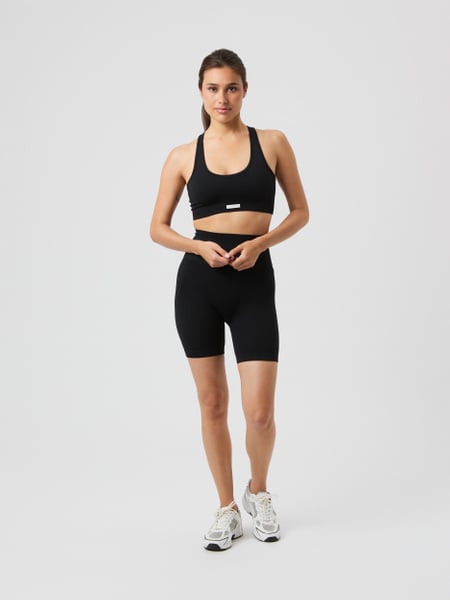 Björn Borg Studio Seamless Ribbed Shorts Sort, M
