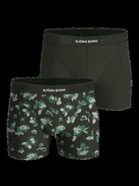 Björn Borg Organic Cotton Stretch Boxers 2-pack Grøn, XS