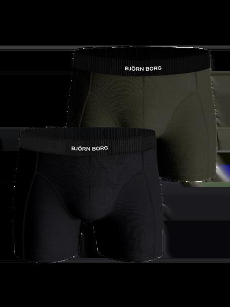 Se Björn Borg Organic Cotton Stretch Boxers 2-pack Multi, M hos Björn Borg