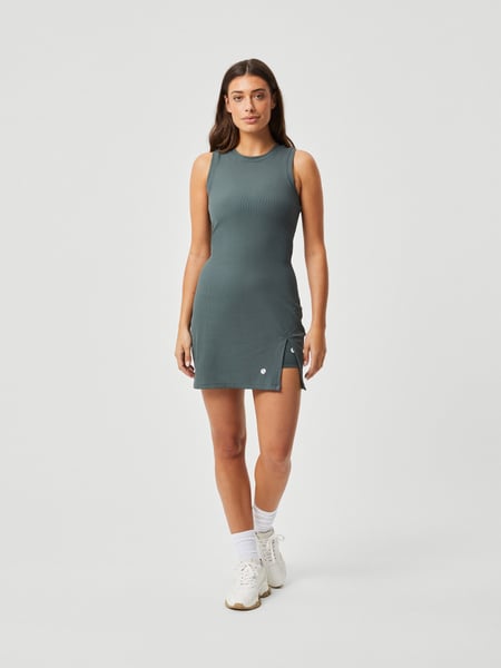 Björn Borg Ace Rib Dress Grøn, S