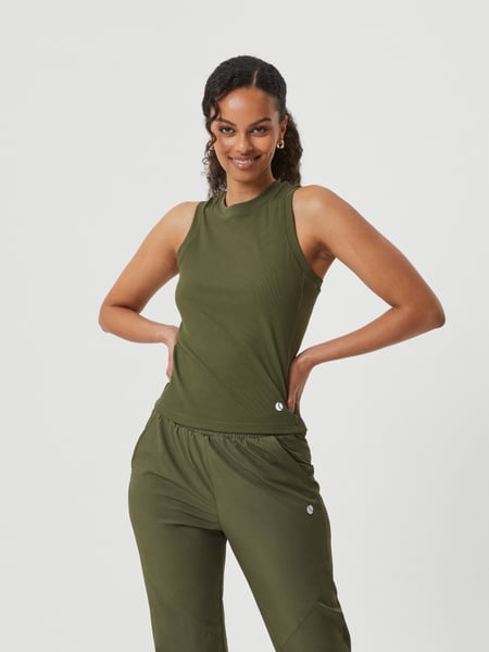 Björn Borg Ace Rib Tank Pocket Grøn, XL
