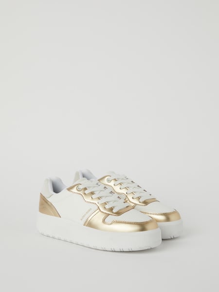 Björn Borg Women's Matt Metallic Sneakers T2400 Hvid, 39