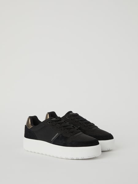 Björn Borg Women's Nylon Metallic Sneakers T2400 Sort, 36