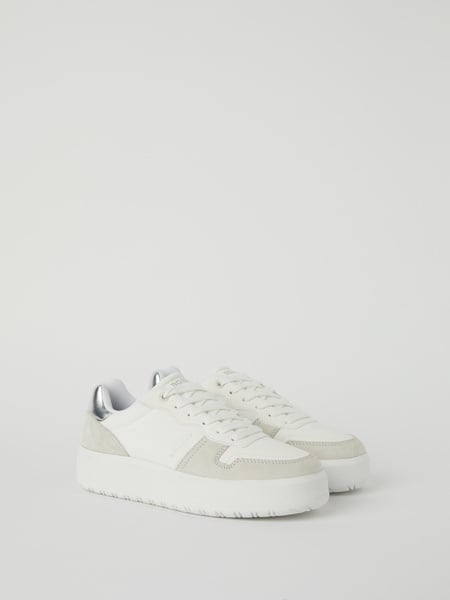 Björn Borg Women's Nylon Metallic Sneakers T2400 Hvid, 36