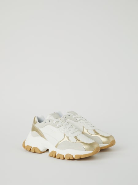 Björn Borg Women's Matt Metallic Sneakers R2600 Hvid, 40