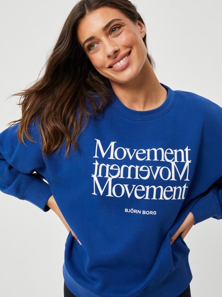 Björn Borg Ace Boyfriend Crew Blå, XXL