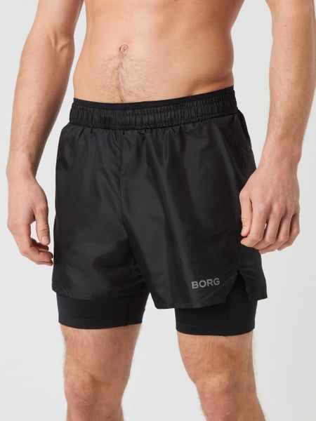 Björn Borg Borg Running Shorts 2 In 1 Sort, M