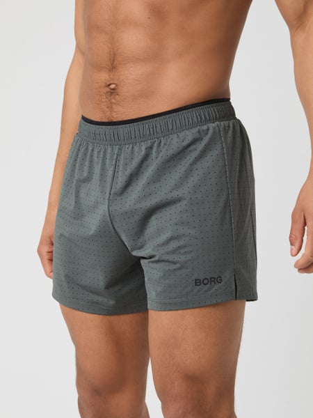 Björn Borg Borg Running Perforated 5' Shorts Grøn, L